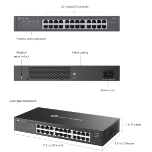 TP-LINK Omada 24-Port Gigabit Easy Managed Switc