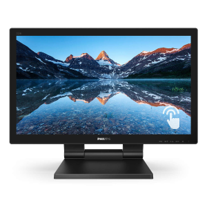 Philips B Line 222B9T - Monitor a LED - 22" (21.5" visualizzabile) - touchscreen - 1920 x 1080 Full HD (1080p) @ 60 Hz - VA - 3000:1 - HDMI, DVI-D, VGA, DisplayPort - altoparlanti - nero