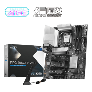 MSI MB INTEL PRO B860-P WIFI ATX DDR5, 2PCI-Ex16, 2PCI-Ex1, 4SATA3