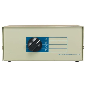 WIRETEK KVM SWITCH MECCANICO 4 + 1 MONITOR VGA MOUSE SERIALE TASTIERA DIN (SPECIAL PRICE FOR END OF SALES)