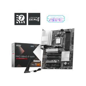 MSI MICROSTAR MB MSI PRO B840-P WIFI AM5 4DDR5 5PCIE 3M2 4SATA 1HDMI