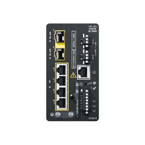 Cisco Catalyst IE3100 Rugged Series - Network Essentials - switch - gestito - 4 x 10/100/1000 + 2 x Gigabit SFP - montabile su rail DIN
