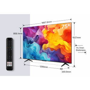 TCL TV 75 SAM UHD 4K SMART GOOGLE TV TUNER DVBT2 DVBS2 75P61B