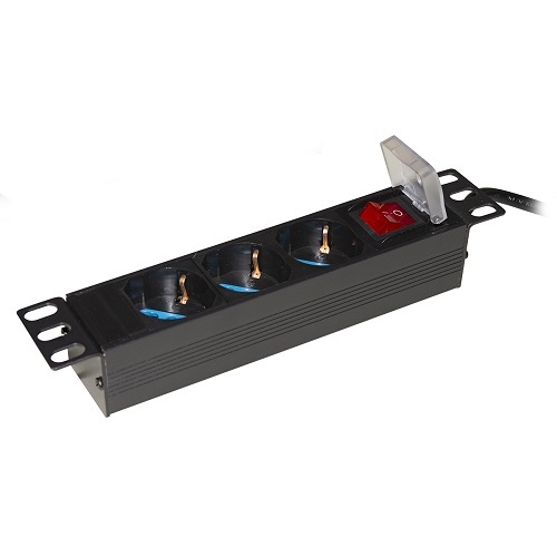 LINK ARMADIO RACK MULTIPRESA 3 PRESE 10 TRIPOLARI/SCHUKO CON INTERRUTTORE