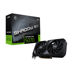 MSI VGA GEFORCE RTX 5070, RTX 5070 12G SHADOW 2X OC, 12GB GDDR7, HDMI/DP*3, ATX, DUAL FAN, BULK EDIT, SENZA SCATOLA