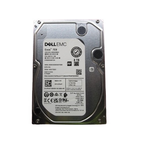 DELL 8TB HARD DRIVE SATA 6GBPS 7.2K RPM 512E 3.5IN CK