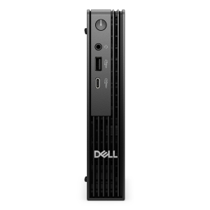 Dell Pro Micro QCM1250 - Micro Core i5 i5-14500T / fino a 4.8 GHz - RAM 16 GB - SSD 512 GB - NVMe - UHD Graphics 770 - IEEE 802.11ax (Wi-Fi 6E), Bluetooth, Gigabit Ethernet - Win 11 Pro -monitor: nessuno - nero - BTS - con 1 anno base in loco (AT, DE