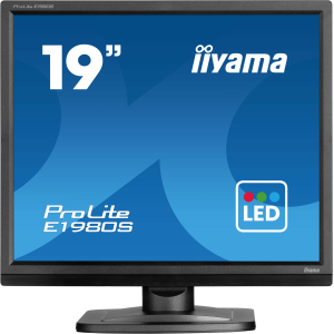 iiyama ProLite E1980S-B1 - Monitor a LED - 19" - 1280 x 1024 @ 75 Hz - TN - 250 cd/m? - 1000:1 - 3 ms - HDMI, DisplayPort - altoparlanti - nero opaco