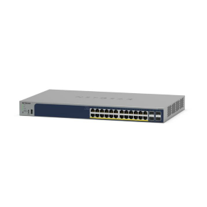 NETGEAR Smart GS728TPP - Switch - L3 Lite - intelligente - 24 x 10/100/1000 (PoE+) + 4 x SFP - montabile su rack - PoE+ (720 W)