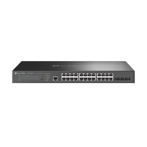 TP-Link JetStream TL-SG3428XPP-M2 V1 - Switch - L2+ - gestito - 16 x 10/100/1000/2.5G (PoE+) + 8 x 10/100/1000/2500 (PoE++) + 4 x 10 Gigabit SFP+ - montabile su rack - PoE++ (500 W)