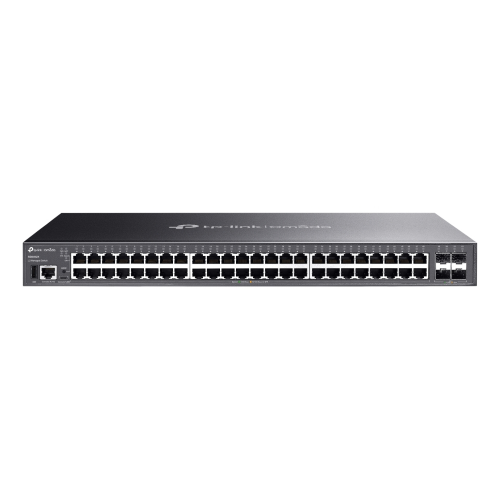 TP-Link Omada SG5452X V1 - Switch - L3 Lite - gestito - 48 x 10/100/1000 + 4 x 10Gb Ethernet SFP+ - montabile su rack