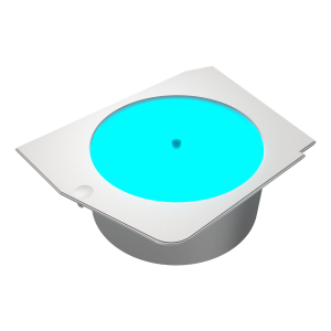 COUGAR LUMINOS ROTATING PLATFORM WHITE FOR CASE FV270