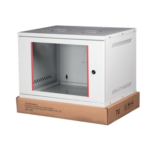 LINK ARMADIO RACK 19" A MURO 9U 19" (L) 542 mm (P) 400 mm COLORE GRIGIO DISASSEMBLATO