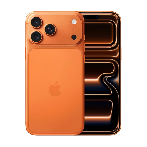 Apple iPhone 17 Pro Max - 5G smartphone - dual SIM /Memoria Interna 512 GB - display OLED - 6.9" - 2868 x 1320 pixel (120 Hz) - 3 x fotocamere posteriori 48 MP, 48 MP, 48 MP - front camera 18 Megapixel - arancione cosmico