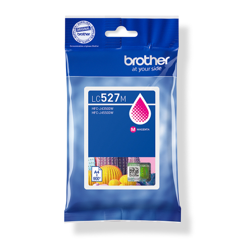 Brother LC527M - Magenta - originale - imballaggio a cuscino - cartuccia d'inchiostro - per Brother MFC-J4350DW, MFC-J4550DW, MFC-J6760DW