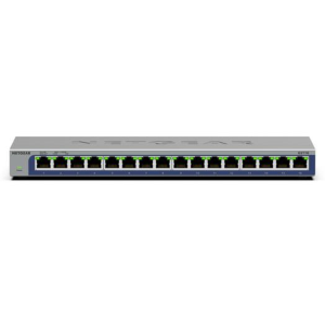NETGEAR GS116v3 - Switch - unmanaged - 16 x 10/100/1000 - desktop, montaggio a parete