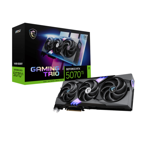 MSI MICROSTAR VGA MSI RTX 5070TI GAMING TRIO OC 16GB GDDR7 256BIT 1H/3DP