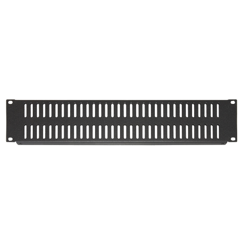 LINK PANNELLO CIECO VENTILATO 2 UNITA' PER ARMADI RACK 19" NERO VITI INCLUSE