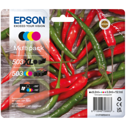 EPSON CART.INK MULTIPACK 4 COLORI