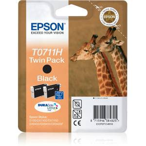EPSON TWIN PACK T0711H 2CART.NERO