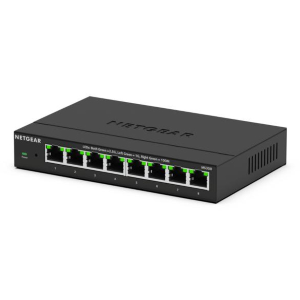 NETGEAR 300 Series Plus MS308 - Switch - multi-gigabit - gestito - 8 x 100/1000/2.5G - desktop, montaggio a parete