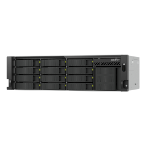 QNAP TS-h1655XeU-RP - Server NAS - 12 alloggiamenti - montabile in rack - SATA 6Gb/s - RAID 0, 1, 5, 6, 10, 50, 60, JBOD - RAM 8 GB - Gigabit Ethernet / 2.5 Gigabit Ethernet / 5 Gigabit Ethernet / 10 Gigabit Ethernet - iSCSI supporto - 3U