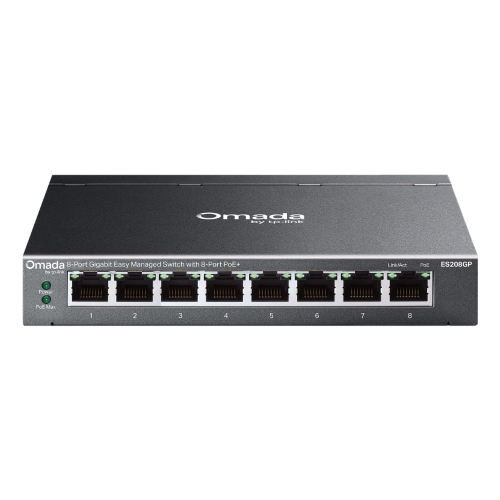 TP-LINK SWITCH OMADA 8-PORTGB POE MANAGED 8XGB RJ45P DESKTOP STEEL INTEG SDN