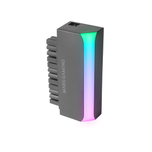 MARSGAMING MARS MCAL24X ADATTATORE ALIM. UNIVERSALE MB DA 24PIN A 90? 5V 3-PIN ARGB