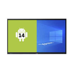 MONITOR YASHI LY6522 SUPERTOUCH 65" AI 4K 8/128GB 40 TOCCHI ANDROID 14 STAFFA 3YOC FINO:31/01