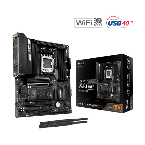ASROCK MB AMD AM5 X870/4DDRS/WIFI
