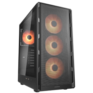 COUGAR CASE MID TOWER AIRFACE PURE PRO BLK 3*120+120MM FAN