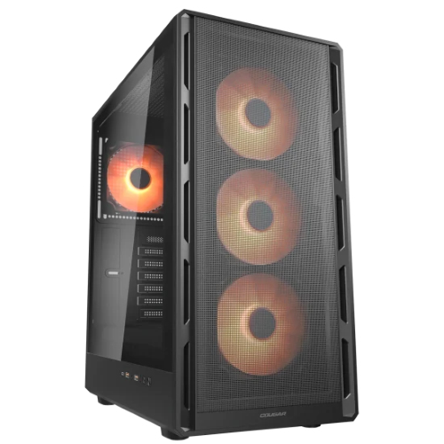 COUGAR CASE MID TOWER AIRFACE PURE PRO BLK 3*120+120MM FAN