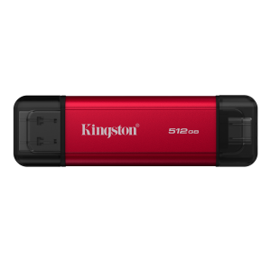 KINGSTON 512GB Dual USB-A/C Portable SSD Up to 10