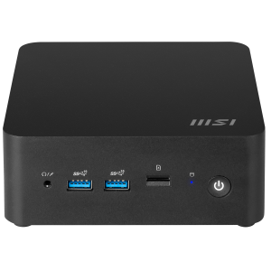 PC MSI MINI -1LT CUBI NUC BAREBONE 1MG-013BEU INTEL CORE 5-120U 2XM.2SSD 1X2,5"HDD 2XDDR5(MAX 64GB) 2XLAN WIFI BT HDMI USB VESA