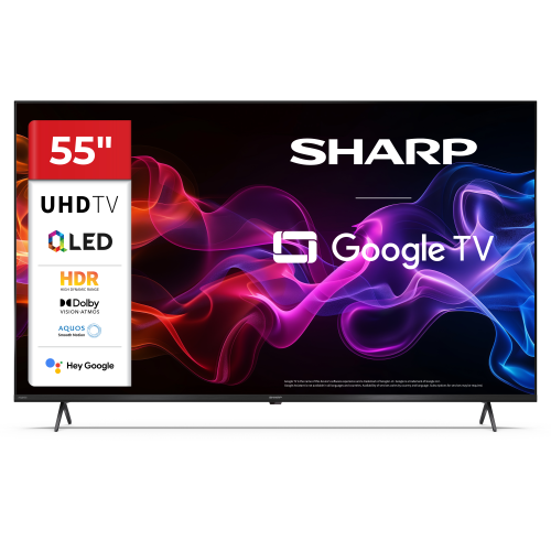 SHARP 55 UHD 4K GOOGLE TV QLED