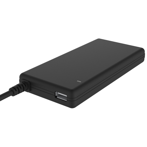 ITEK ALIMENTATORE UNIVERSALE SLIM PER NOTEBOOK 90W CON 12 CONNETTORI, PORTA USB 5V1A, 100/240VAC,
