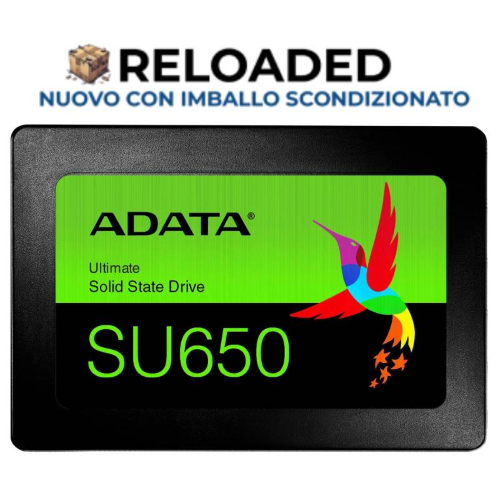 SSD 2,5 120GB SATA SU650 ADATA 6 MESI GARANZIA USATI NO SCATOLA