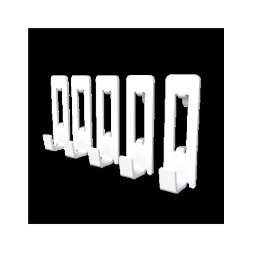 DEZCTOP ACC. 5 GANCI DA-DBHOOK-WH1 BIANCO