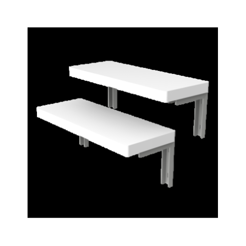 DEZCTOP ACC. 2 MENSOLE DA-DBSVM2-WH1 BIANCO