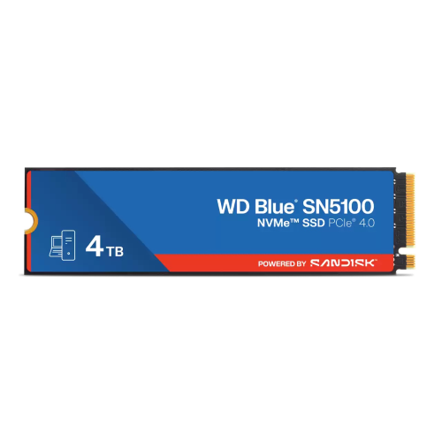 WESTERN DIGITAL SSD BLUE 4TB SN5100 PCIE 1000GB M2