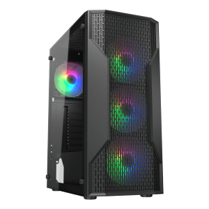 COUGAR CASE MID TOWER MX110 RGB NERO 4X120 SUPP 240AIO