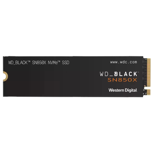 SSD-SOLID STATE DISK M.2(2280) NVME 4000GB(4TB) PCIE4.0X4 WD BLACK SN850X WDS400T2X0E READ:7300MB/S-WRITE:6600MB/S