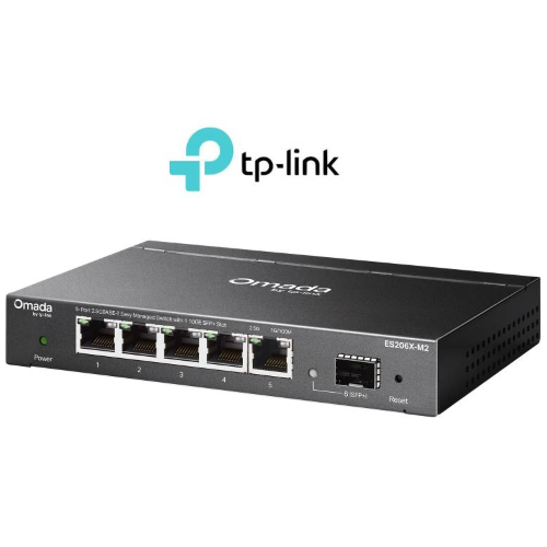 TP-LINK SWITCH OMADA 5-PORTGB EASY MANAGED 5XGB RJ45P DESKTOP STEEL INTEG SDN
