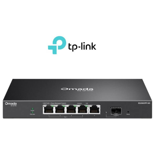 TP-LINK SWITCH OMADA 5-PORTGB EASY MANAGED 5XGB RJ45P DESKTOP STEEL INTEG SDN