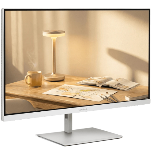VIEWSONIC MON 27IPS QHD PANTONE 120HZ PD90W VP2766-2K RGB100% USBC PIVOT WHITE