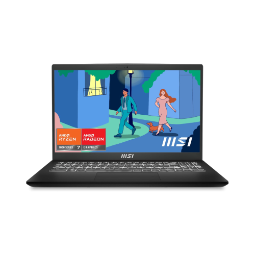 MSI MICROSTAR NB 15,6 R7-7730U 16GB 512SSD W11 MSI MODERN 15 - BACKLIT KEYBOARD