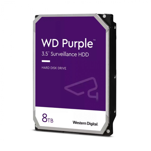 WESTERN DIGITAL HD 3,5 8TB 5640RPM 256MB PURPLE SATA3 VIDEOSORVEGLIANZA