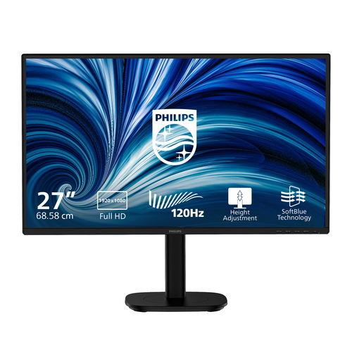 PHILIPS MONITOR 27 LED IPS FHD 16:9 4MS, REG ALTEZZA, VGA/DP/HDMI