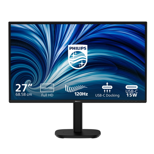 PHILIPS MONITOR 27 LED IPS FHD 16:9 4MS, REG ALTEZZA, DP/HDMI, USB-C