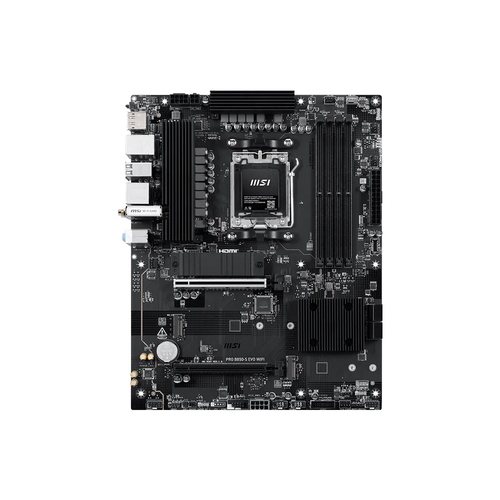 MSI MB PRO B850-S EVO WIFI,AM5,4DDR5,2PCI-Ex16,3M.2,4SATA3,5USB 10G,3USB 5G,8USB2,HD AUDIO